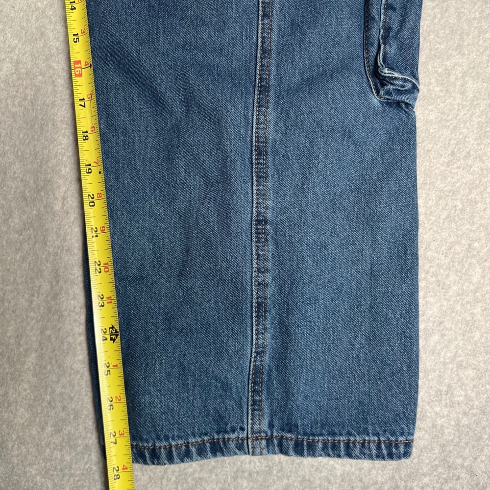 Forever‎ 21 Premium 30 Cargo Jeans Pockets Punk Goth Grunge Streetwear Baggy y2k - Picture 6 of 8